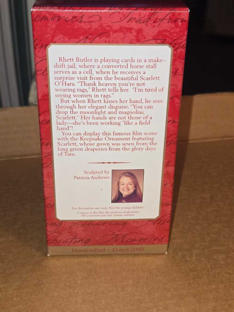 Rhett Butler - Gone With The Wind (Gone With The Wind) ornament collectible [Barcode 015012564396] - Main Image 3