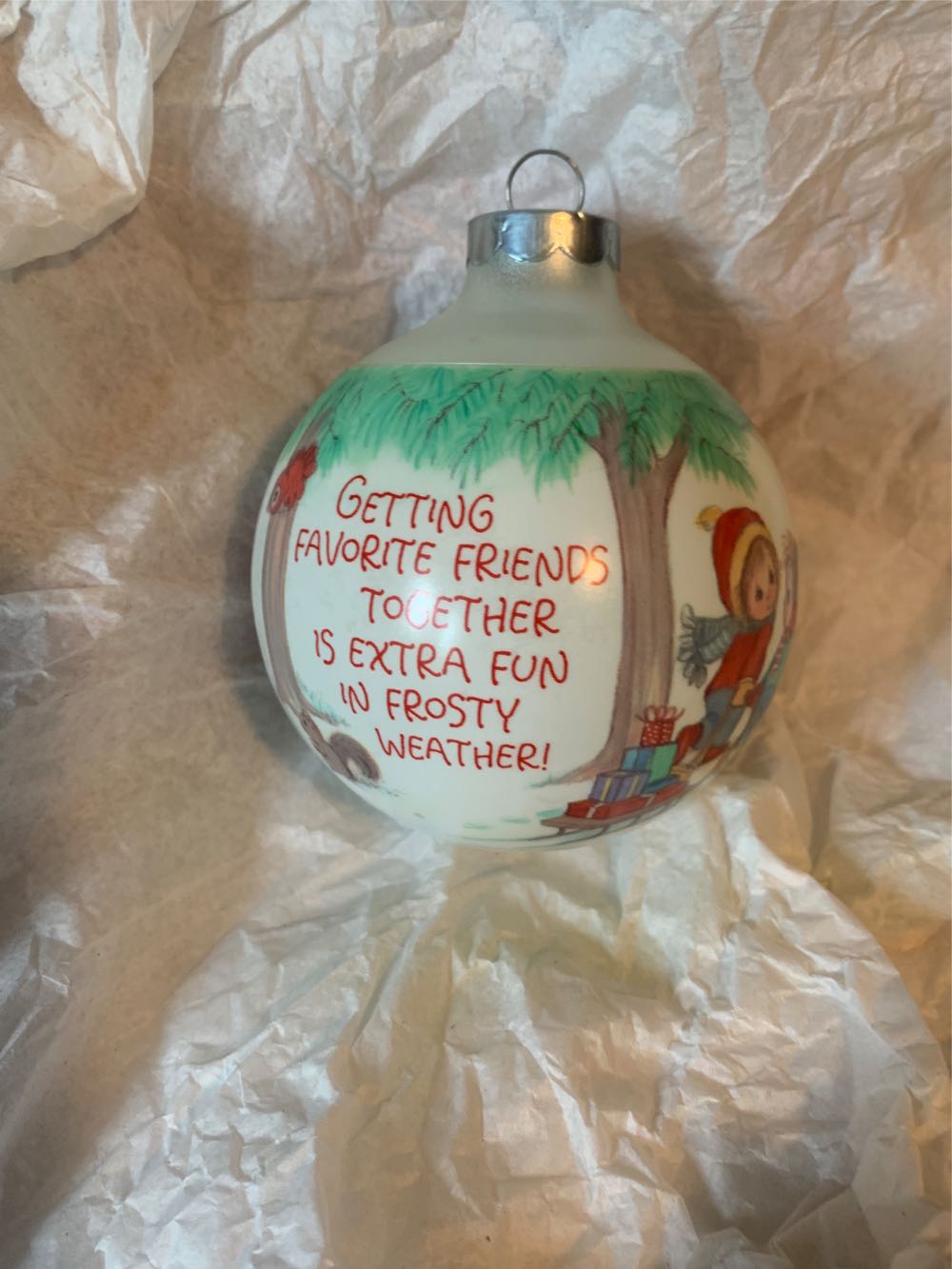 Hallmark Keepsake. Christmas. 1991. Betsy Clark: Home For Christmas. - 6th & Final (Betsey Clark: Home For Christmas) ornament collectible [Barcode 070000027390] - Main Image 3