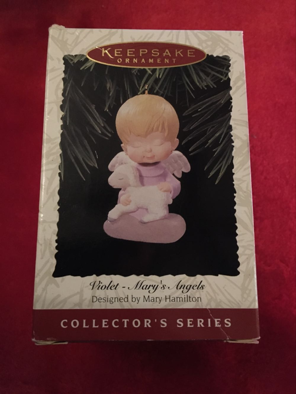 09 - Violet - Mary’s Angels (Angels) ornament collectible [Barcode 015012290783] - Main Image 1