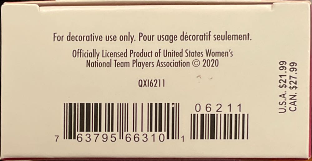 Alex Morgan - U.S. Women’s National Soccer Team Player’s Association (Sports) ornament collectible [Barcode 763795663101] - Main Image 3
