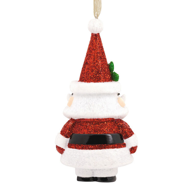 2020 Sparkly Santa Ornament - Hallmark Signature (Santas) ornament collectible [Barcode 763795645060] - Main Image 4