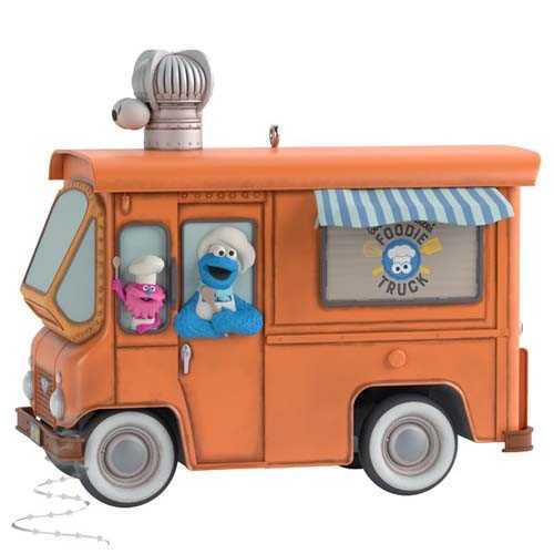 Cookie Monster’s Foodie Truck - Sesame Street (Muppets) ornament collectible [Barcode 763795590179] - Main Image 2