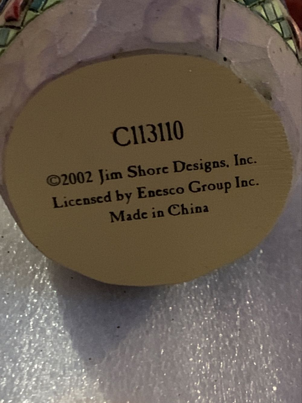 Snowman With Wire Arms And Blue Hat  ornament collectible - Main Image 2