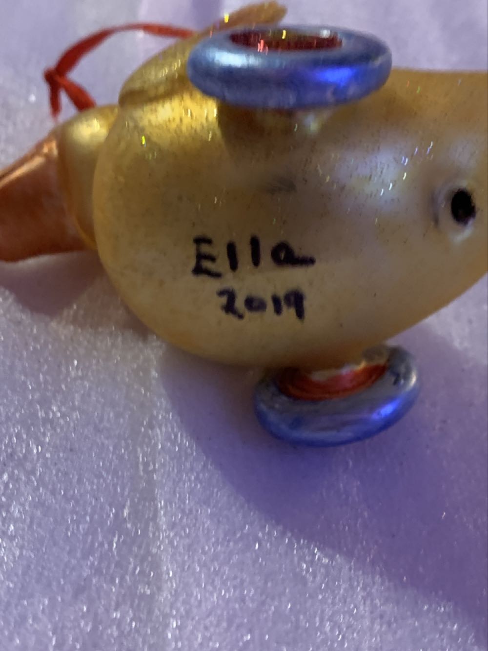 Duck With Wheels  ornament collectible - Main Image 2