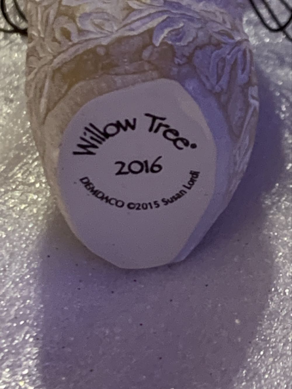 Angel With Black Wire Wings  ornament collectible - Main Image 2