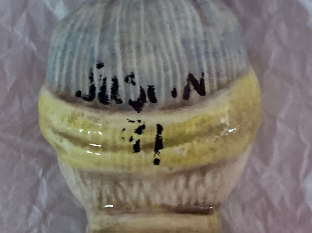 Small Bear With Yellow Scarf And Blue Hat  ornament collectible - Main Image 2