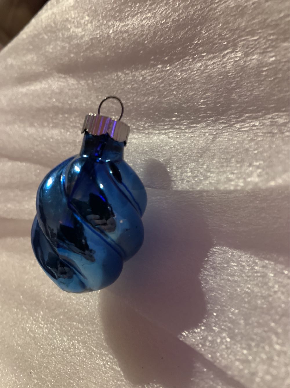 Small Blue Swirl  ornament collectible - Main Image 2