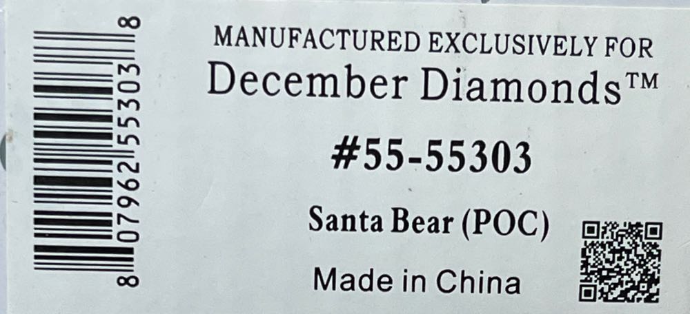 Santa Bear (POC) - Poke The Bear ornament collectible [Barcode 807962553038] - Main Image 2