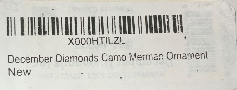 Camo - Mermen ornament collectible - Main Image 2