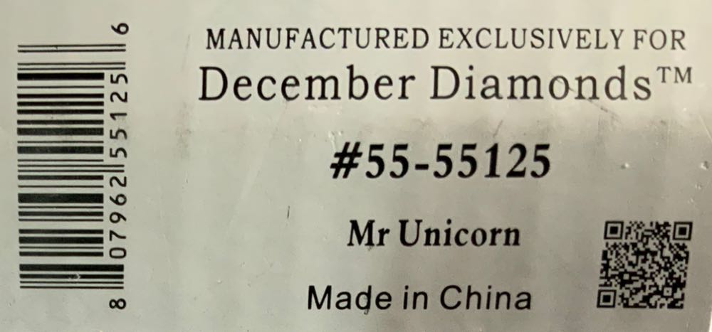 December Diamonds Mr. Unicorn - Mermen ornament collectible [Barcode 807962551256] - Main Image 2