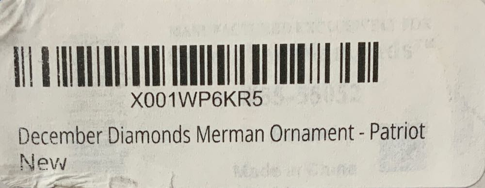 Patriot - Mermen (One World, One Ocean, Let’s Protect It!) ornament collectible [Barcode 807962550525] - Main Image 2