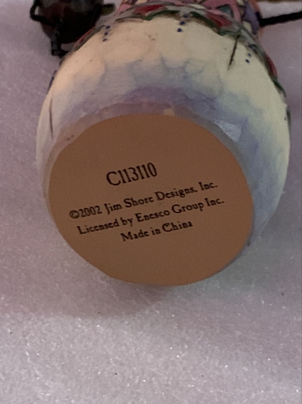 Snowman With Trowel  ornament collectible - Main Image 2