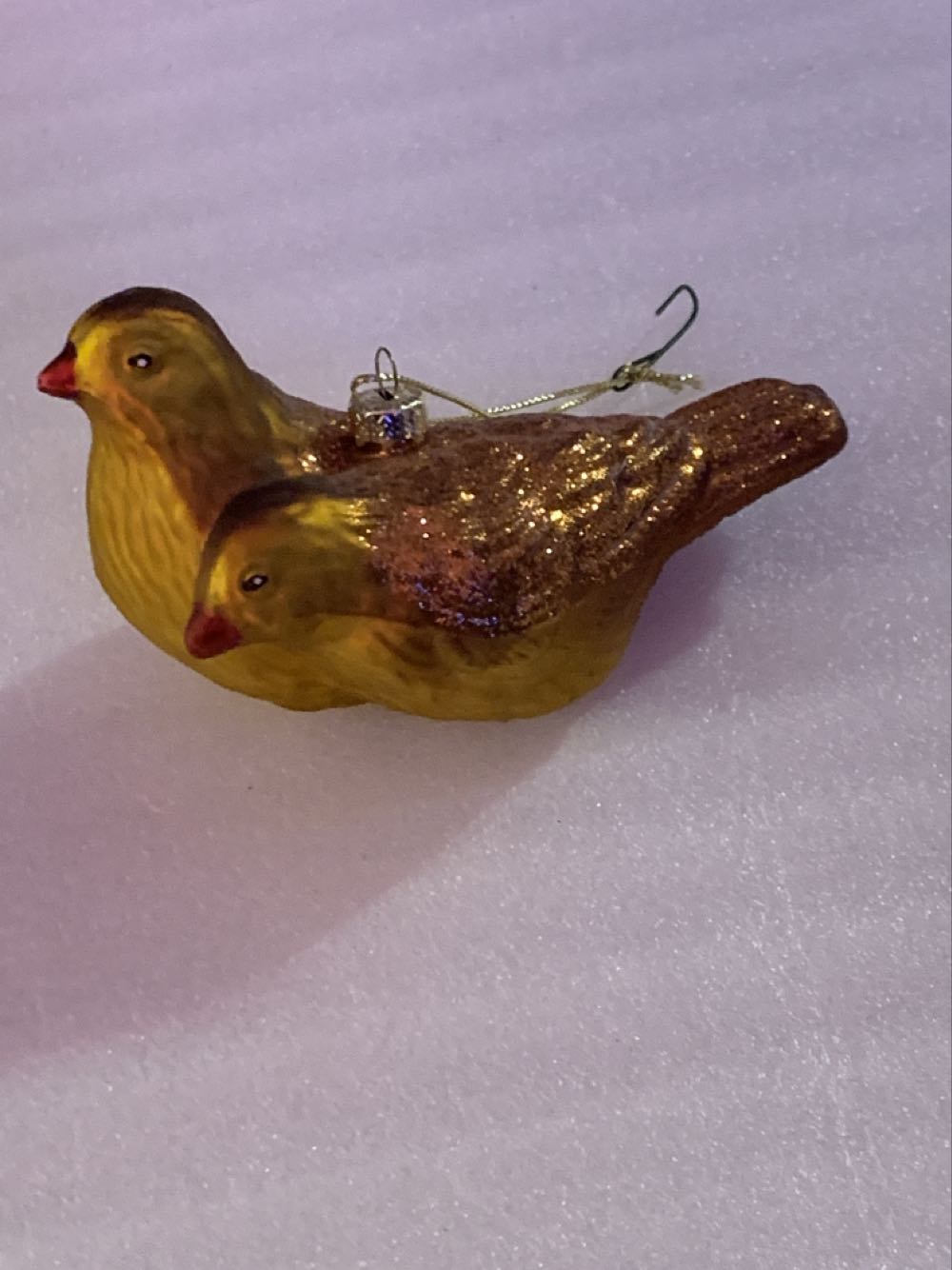 Medium Red Ball With Fuzzy Green Stripe And Dimple