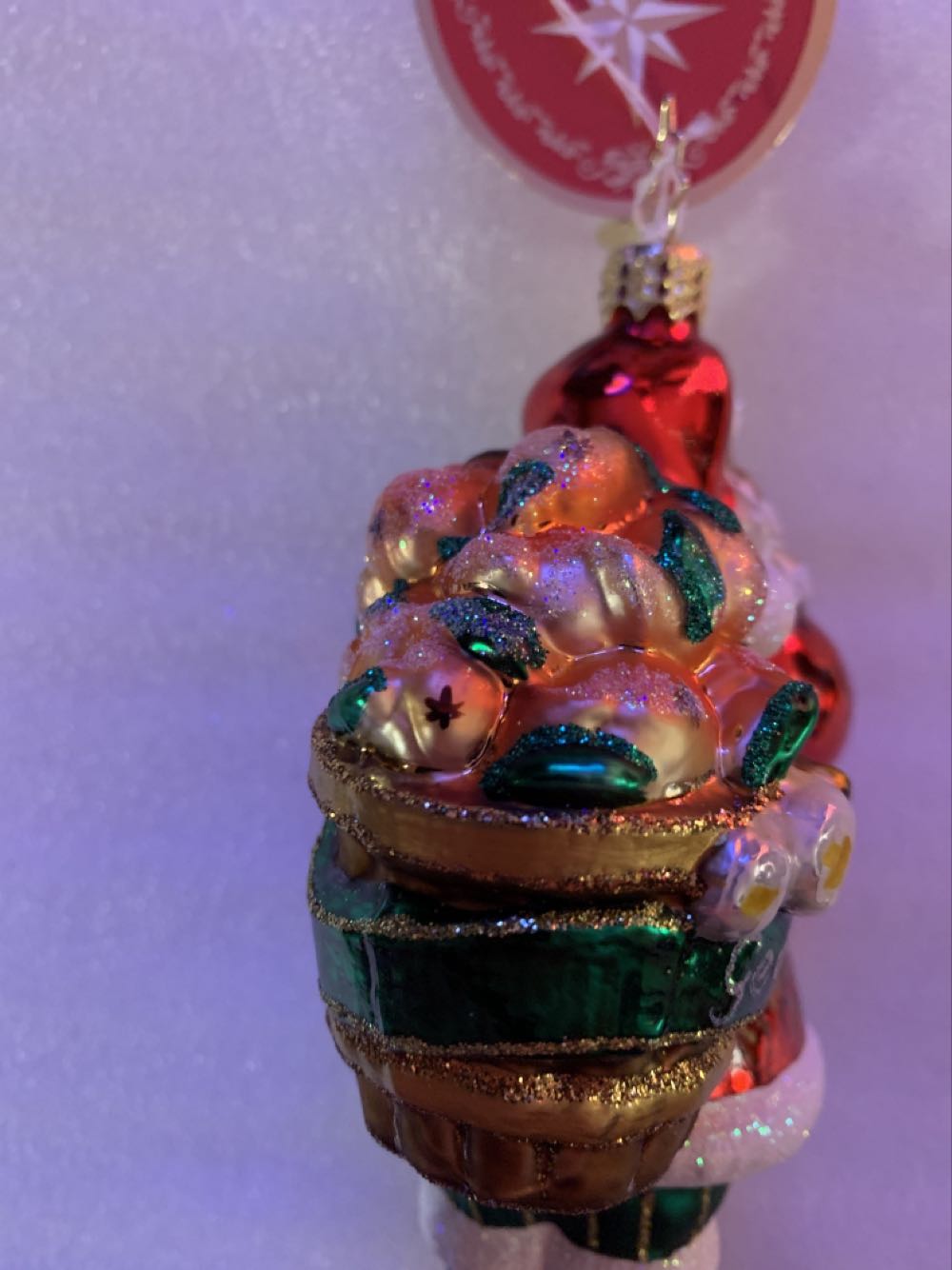 A Peach Of A Santa (Signed) ornament collectible - Main Image 3