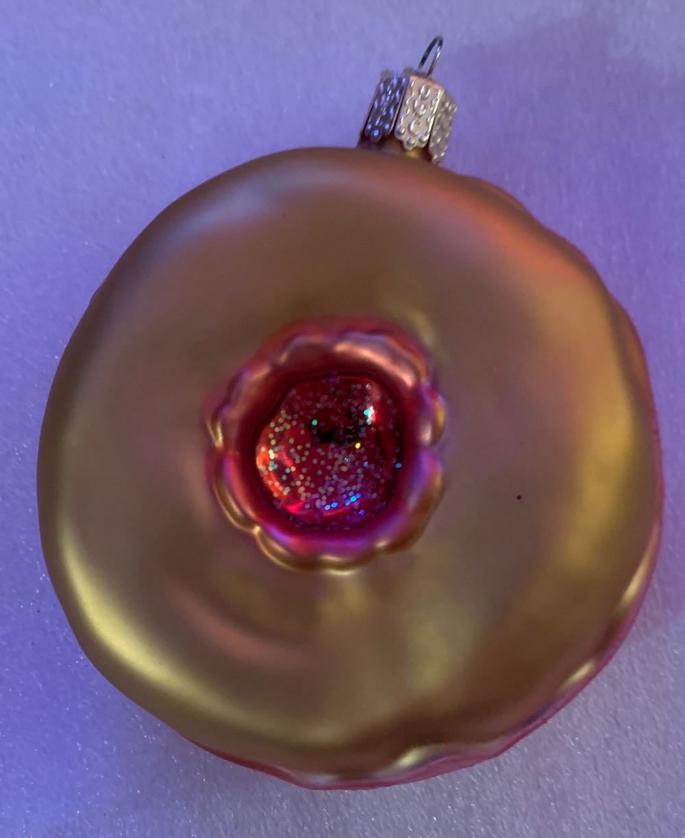 Pink Donut  ornament collectible - Main Image 2
