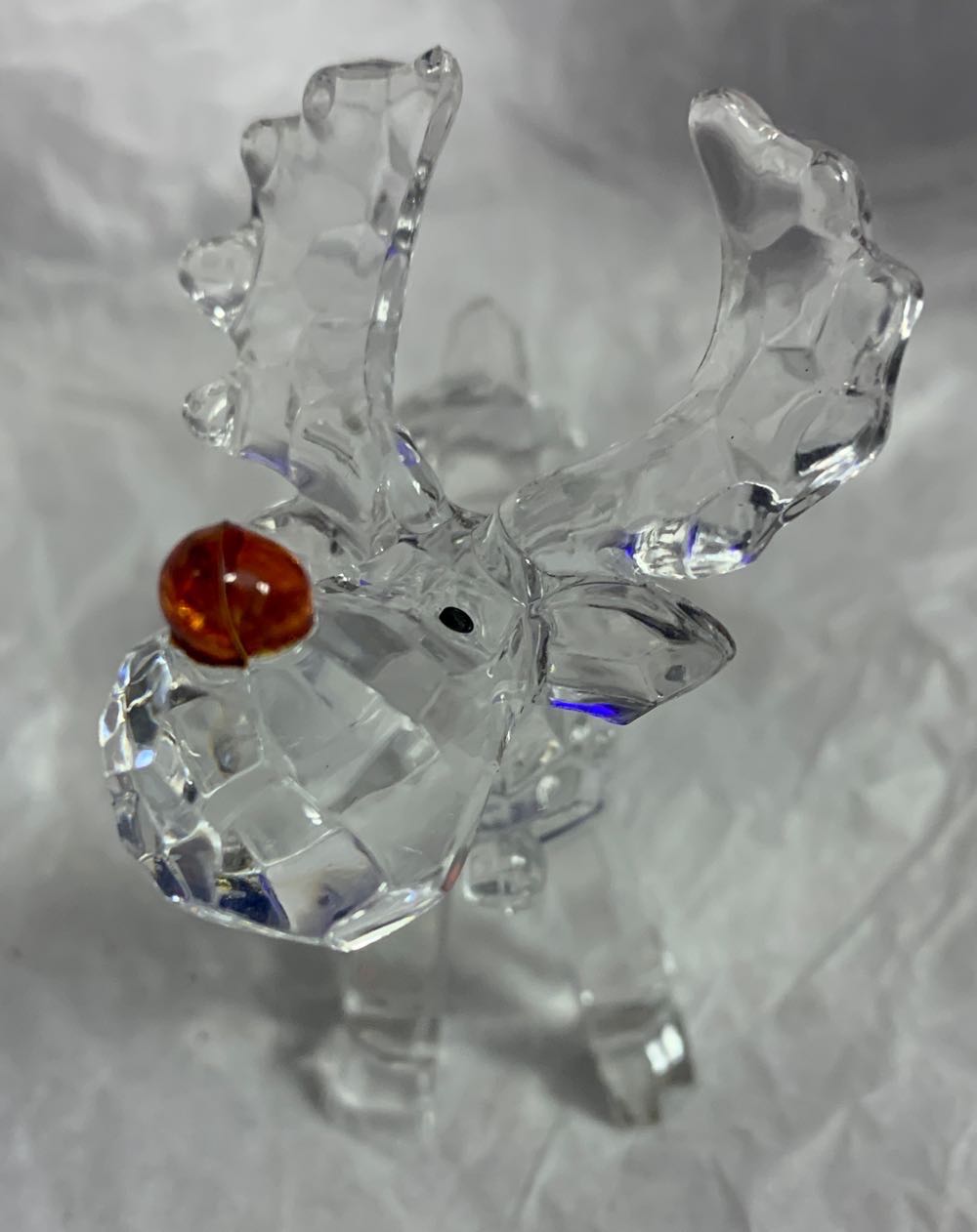 Small-Medium Red Ball With White Merry Christmas - Celebrations ornament collectible - Main Image 2