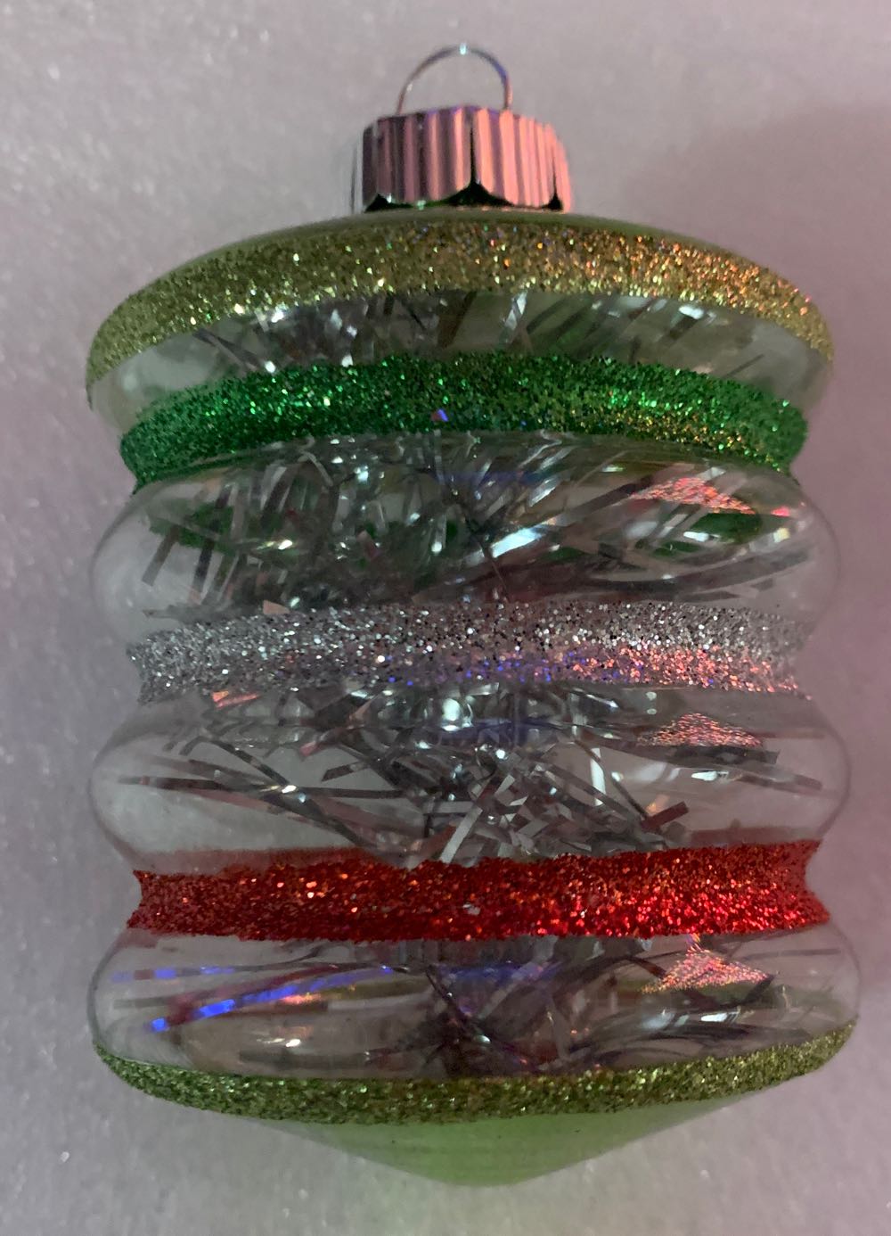 Christmas tree blown glass