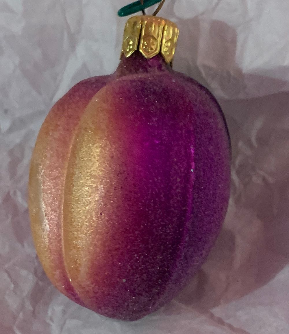 Dark Purple Plum  ornament collectible - Main Image 1