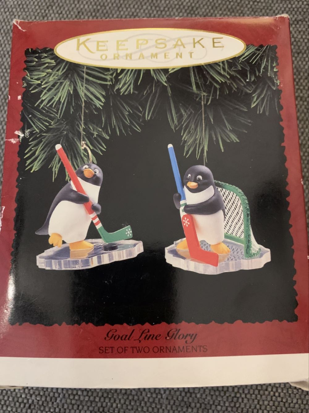 Goal Line Glory - Penguins (Penguins) ornament collectible [Barcode 015012362305] - Main Image 2