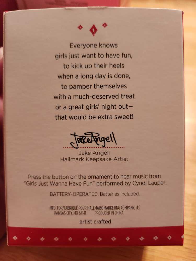 Girls Just Want To Have Fun - Animals (Miscellaneous) ornament collectible [Barcode 763795967537] - Main Image 2