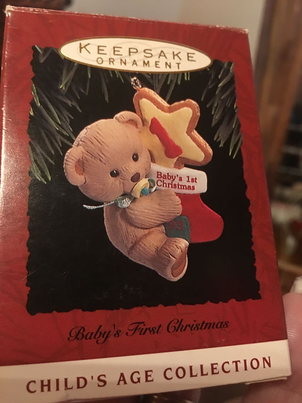 1-Baby’s 1st Christmas Jess  ornament collectible [Barcode 015012029017] - Main Image 2