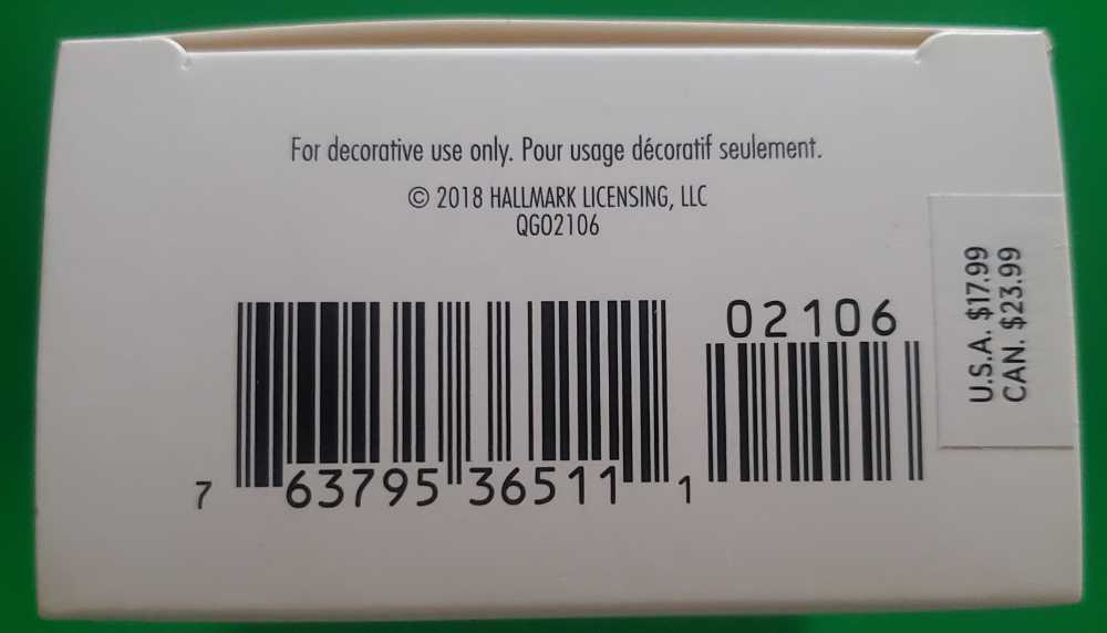 Hallmark Keepsake Christmas Ornament Year Dated That’s Snow Sweet Snowman Mary Hamilton - Snowman (Snowman) ornament collectible [Barcode 763795365111] - Main Image 4