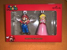 Super Mario & Princess Peach 2-pack Christmas Tree Hallmark Nintendo - Super Mario ornament collectible [Barcode 763795617098] - Main Image 1