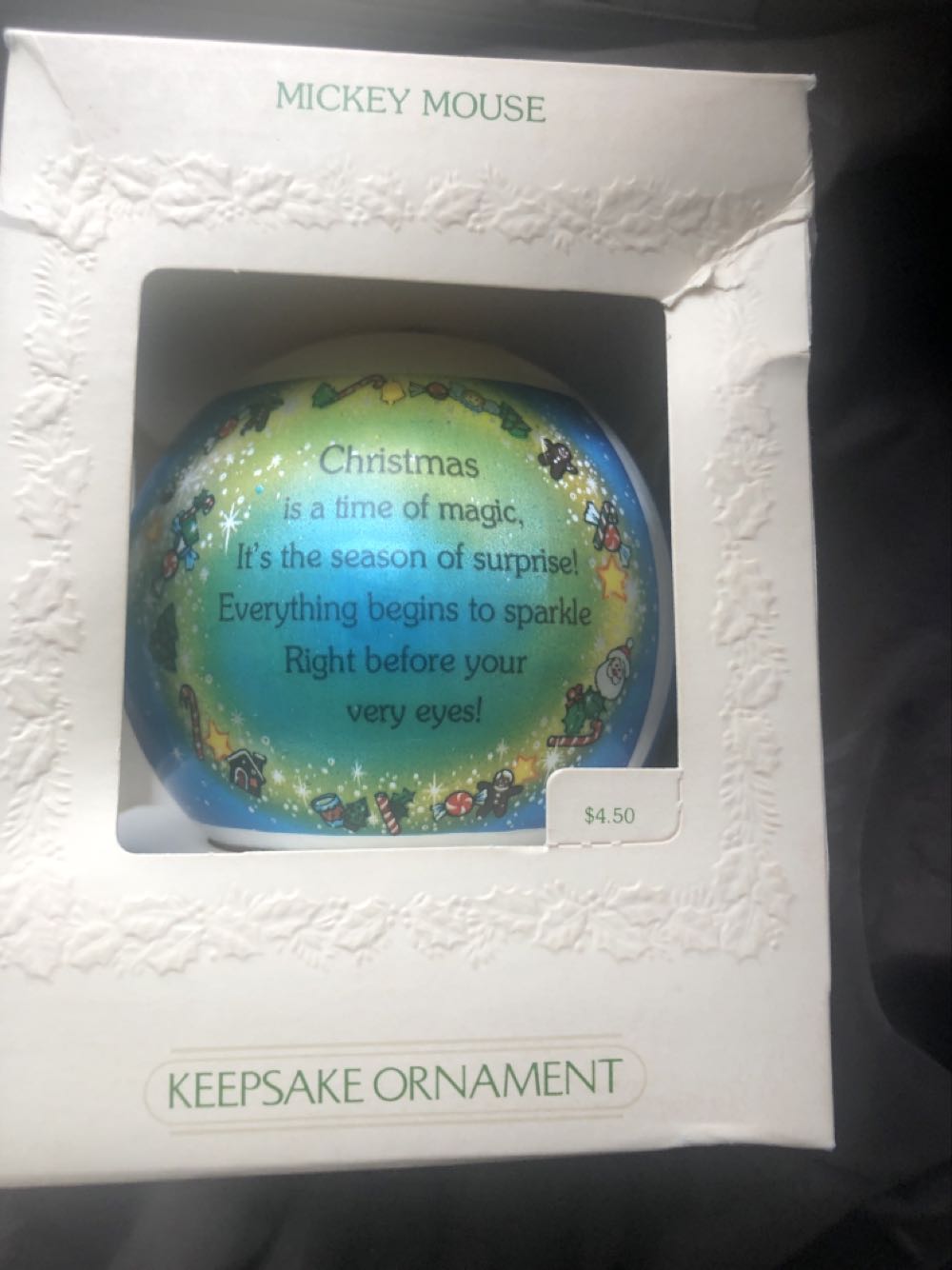 Mickey Mouse Keepsake Ornament  ornament collectible - Main Image 3