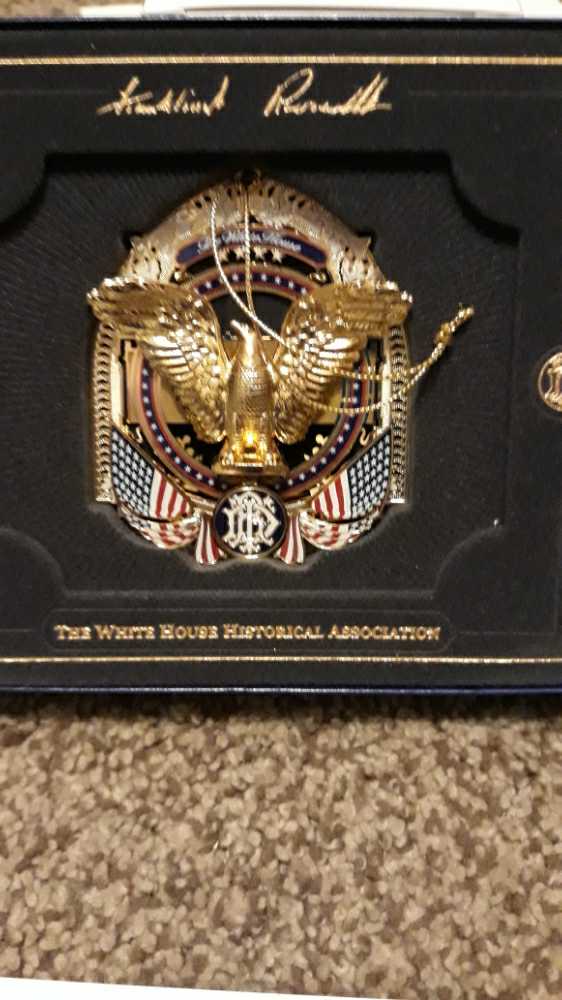 White House Christmas Ornament 2017 - White House Christmas Ornament (Franklin D. Roosevelt) ornament collectible [Barcode 634228903913] - Main Image 2