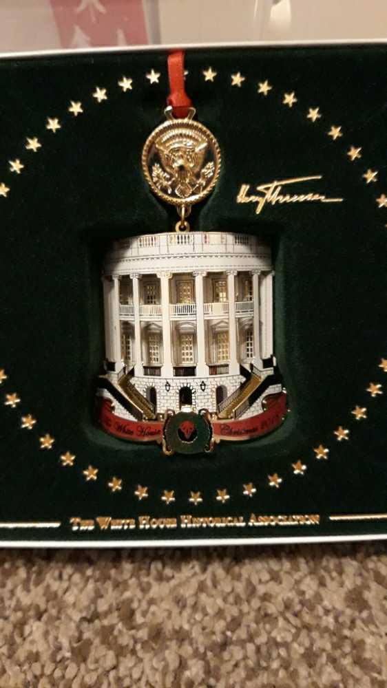 White House - 2018 - Harry S. Truman - White House Christmas Ornament (Harry S. Truman) ornament collectible [Barcode 634228587533] - Main Image 2