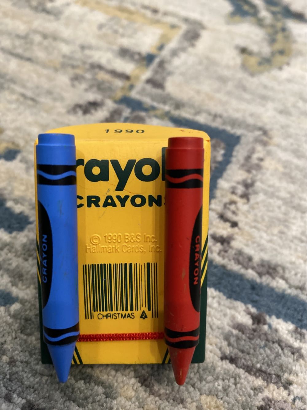 1990 Bright Moving Colors, Crayola, 1990 Hallmark Keepsake Ornament - Second in Crayola Crayon Hallmark Ornament Series ornament collectible - Main Image 2