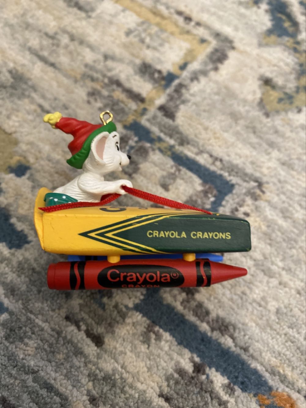 1990 Bright Moving Colors, Crayola, 1990 Hallmark Keepsake Ornament - Second in Crayola Crayon Hallmark Ornament Series ornament collectible - Main Image 3