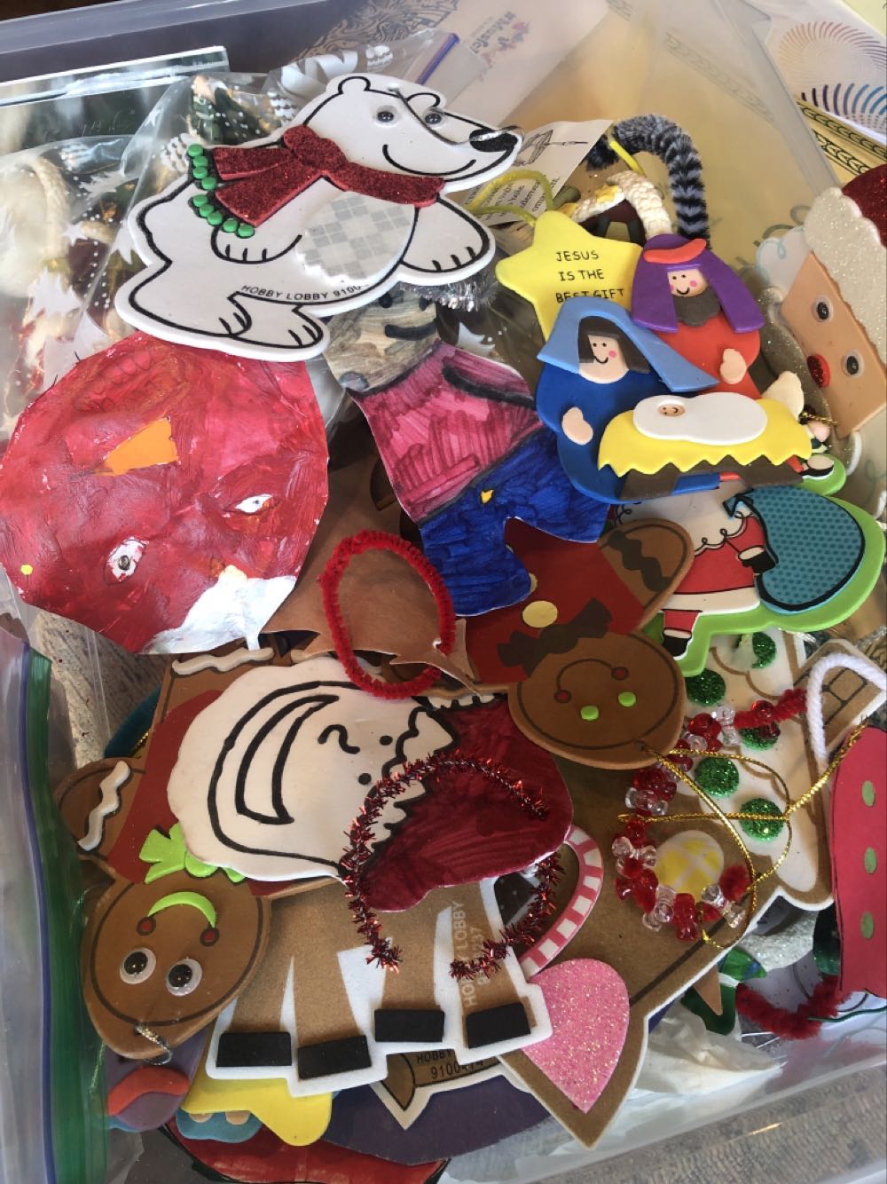 Light Green Bell Snowman