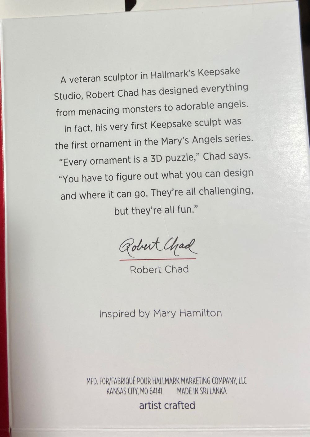 Mary’s Angels 32 - Hyacinth - Mary’s Angels (Angels) ornament collectible [Barcode 763795409235] - Main Image 3