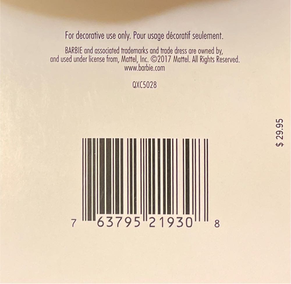 Lavender Luxe - Barbie - Barbie (Barbie) ornament collectible [Barcode 763795219308] - Main Image 4