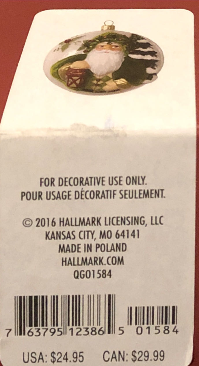 Evergreen Father Christmas - The Very Best (Father Christmas) ornament collectible [Barcode 763795123865] - Main Image 4