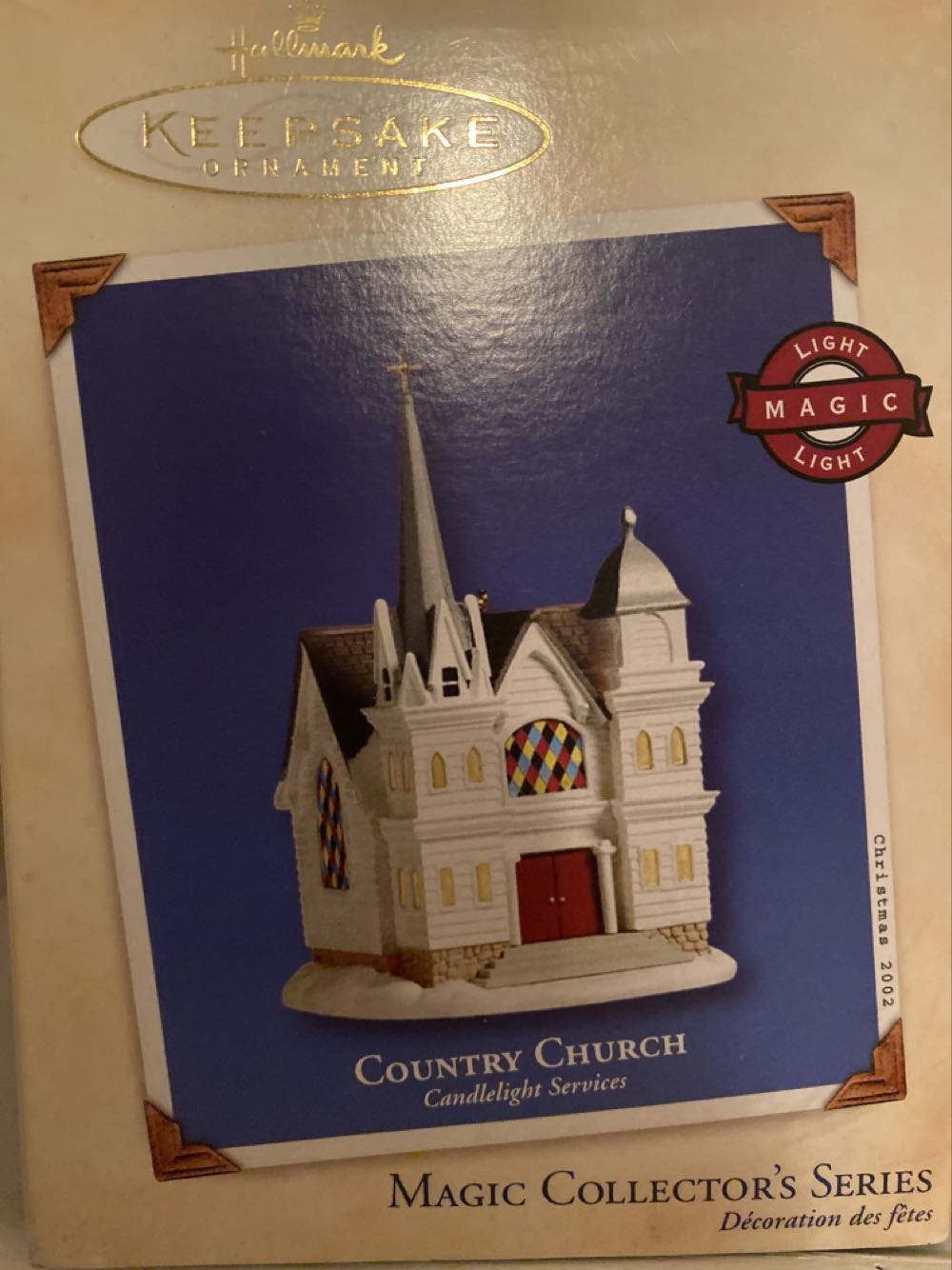 Candlelight Services #5 Country Church - Candlelight Services (Churches) ornament collectible [Barcode 015012633368] - Main Image 1
