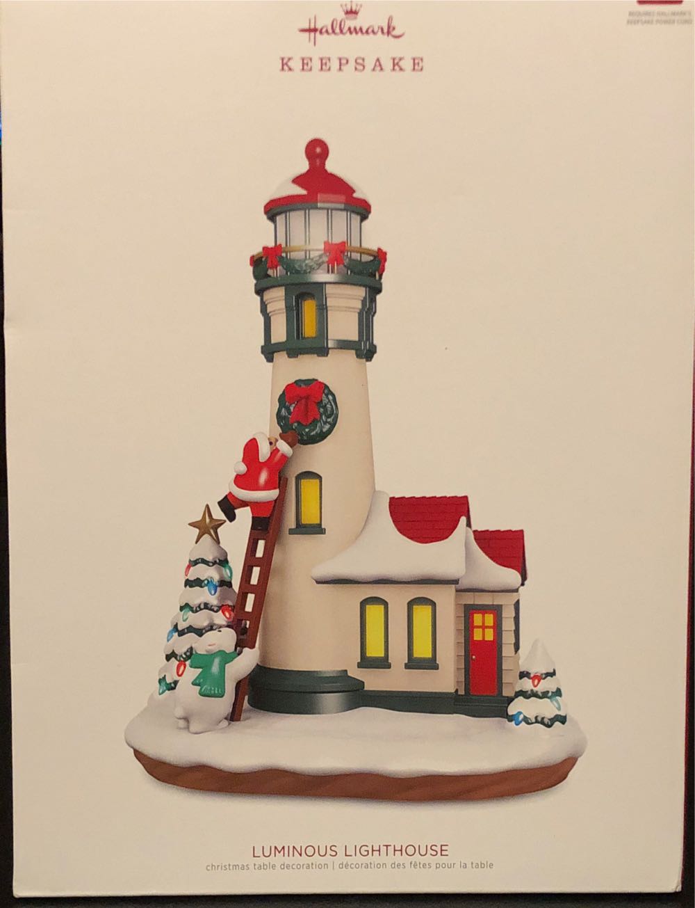 Luminous Lighthouse - Holiday Lighthouse (Lighthouses) ornament collectible [Barcode 763795358984] - Main Image 2