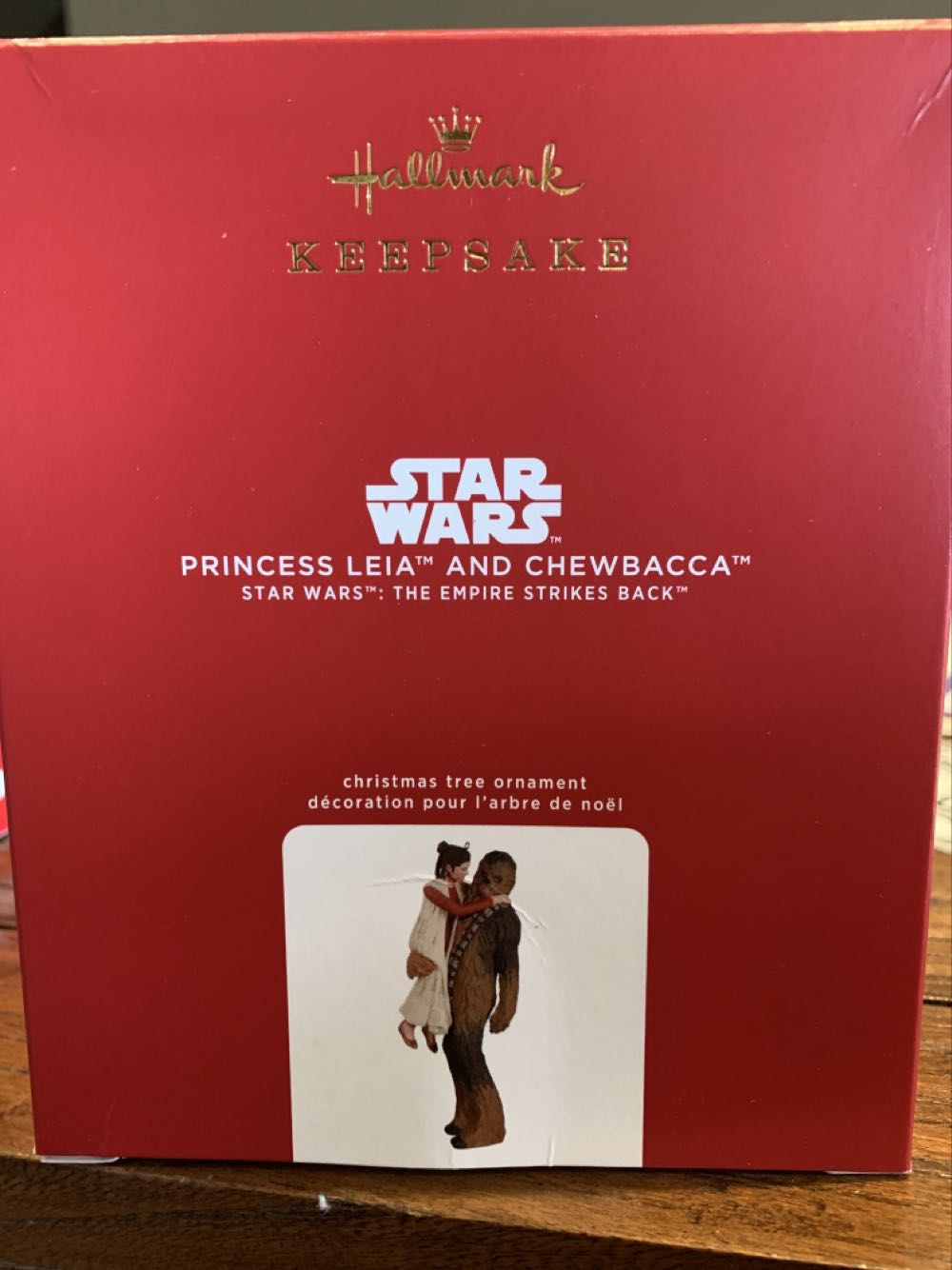 SW Princess Leia And Chewbacca  ornament collectible - Main Image 1