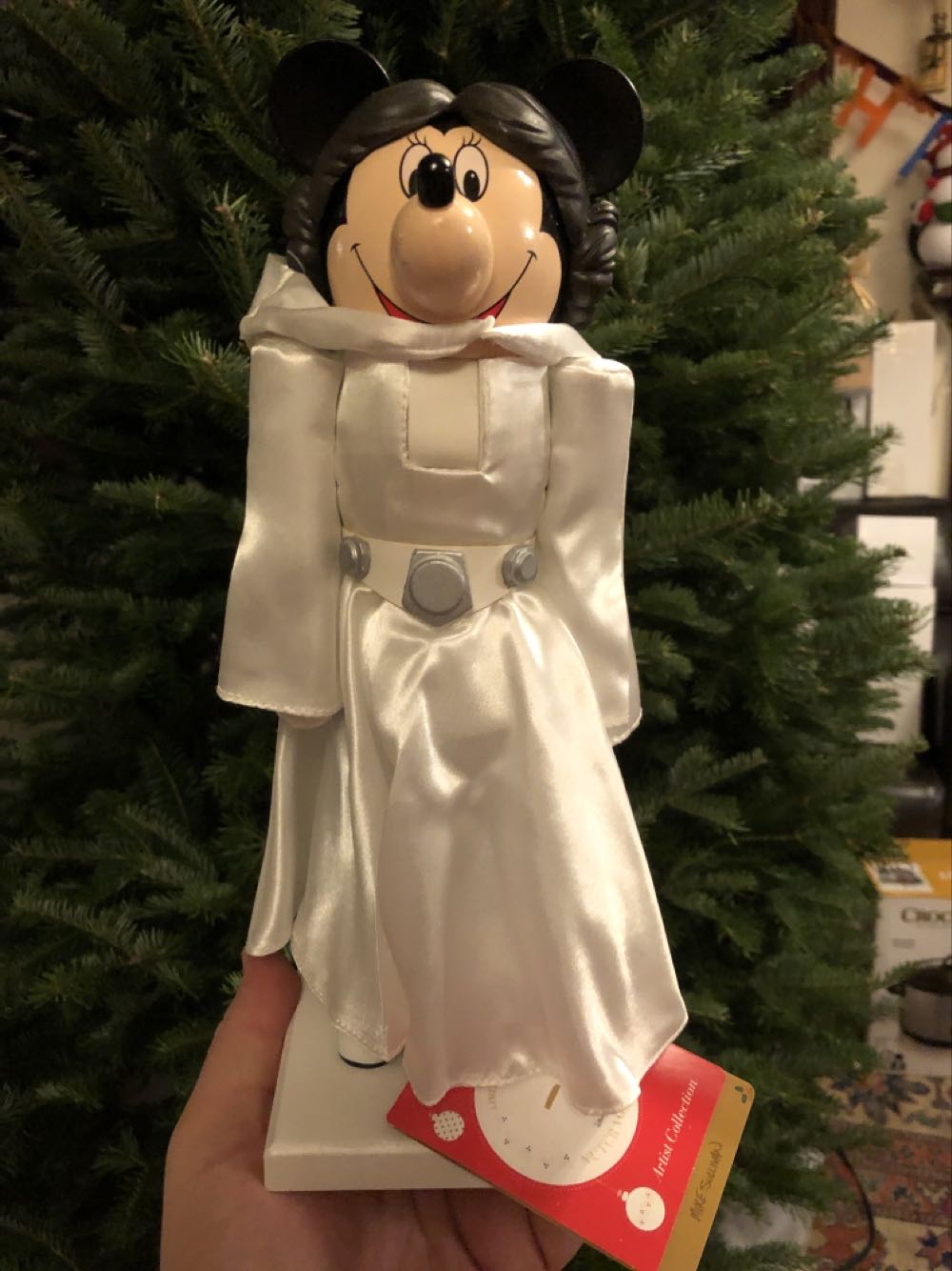 Disney Parks Star Wars Minnie Mouse Princess Leia Nutcracker - Disney Parks Nutcrackers ornament collectible [Barcode 400009379631] - Main Image 2