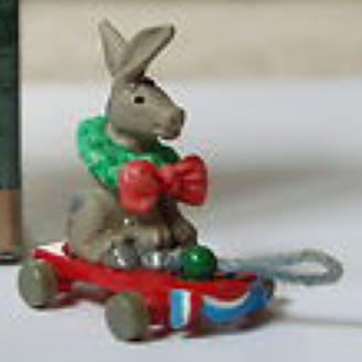 Miniature Devoted Donkey  (Animal, Donkey, Mini) ornament collectible [Barcode 015012528657] - Main Image 2