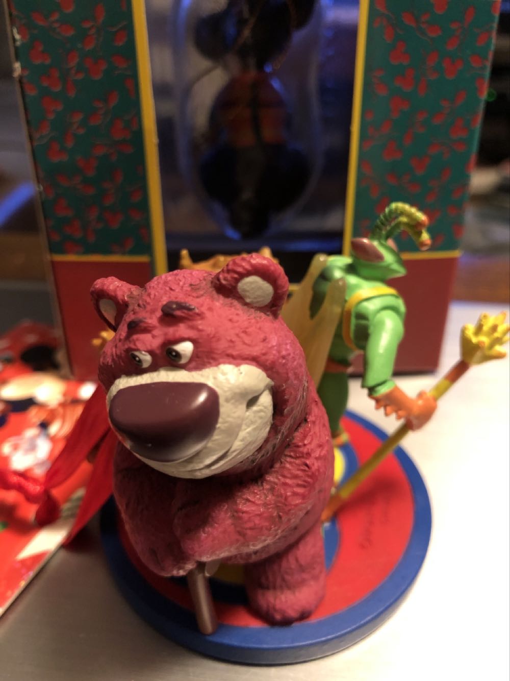 Pier One Red And Gold Ball