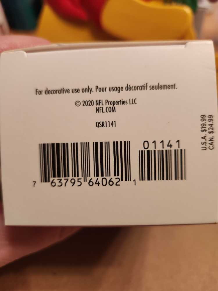 Chicago Bears  (NFL Collection) ornament collectible [Barcode 763795640621] - Main Image 3