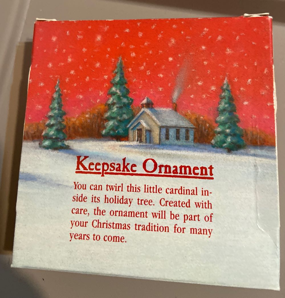 Christmas Cardinal  (Birds) ornament collectible - Main Image 2