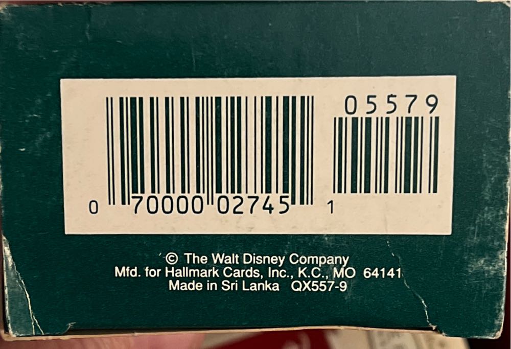 Christopher Robin - Disney (Winnie the Pooh) ornament collectible [Barcode 070000027451] - Main Image 3