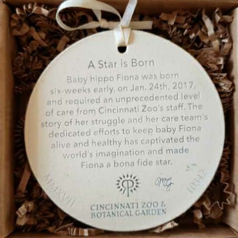 Fiona - A Star Is Born - Cincinnati Zoo & Botanical Garden (Animals) ornament collectible - Main Image 2