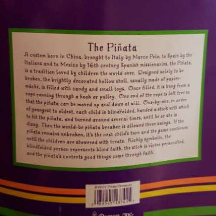 Pinata Ornament  (Animals) ornament collectible [Barcode 089945137415] - Main Image 2