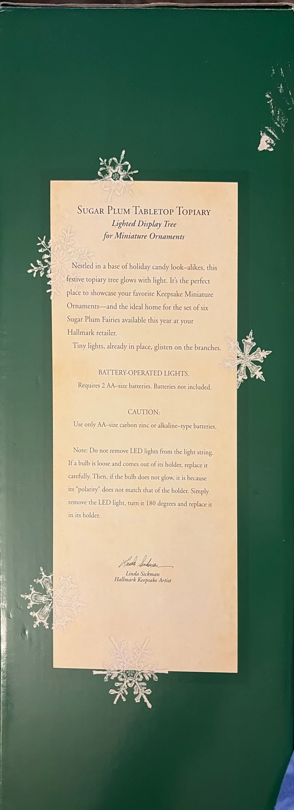 Sugar Plum Tabletop Topiary - Lighted Tree (Topiary, Candy) ornament collectible [Barcode 015012705232] - Main Image 2