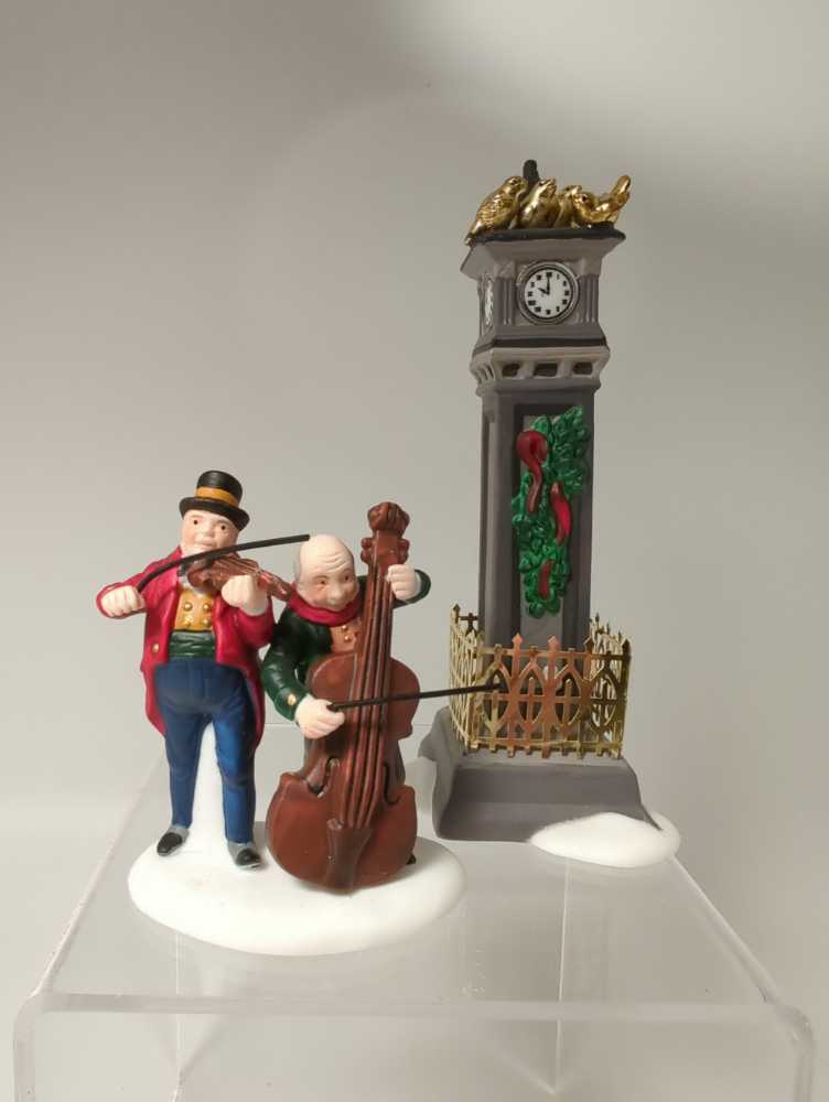 Four Calling Birds - The Twelve Days of Dickens Village (The Twelve Days Of Christmas) ornament collectible [Barcode 734409061675] - Main Image 2