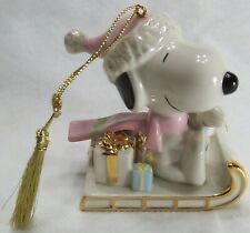 Snoopy’s Sledding Adventure - Whimsical Snoopy Ornaments (Peanuts) ornament collectible [Barcode 882864021861] - Main Image 1